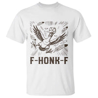 F Honk F Goose Lover T Shirt Funny Silly Chaotic Gift - Wonder Print Shop