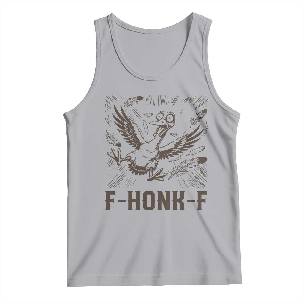 F Honk F Goose Lover Tank Top Funny Silly Chaotic Gift - Wonder Print Shop