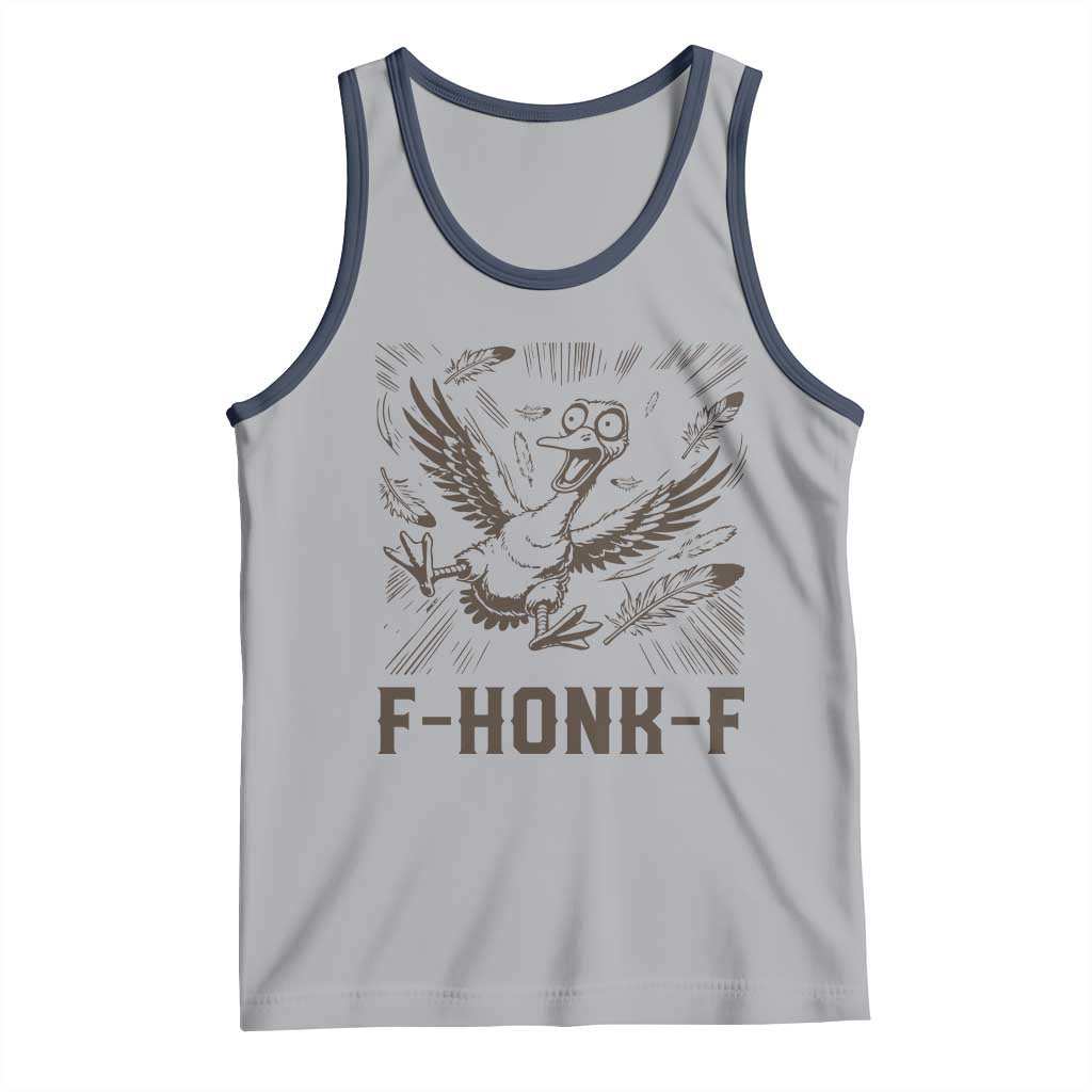 F Honk F Goose Lover Tank Top Funny Silly Chaotic Gift - Wonder Print Shop
