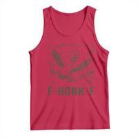 F Honk F Goose Lover Tank Top Funny Silly Chaotic Gift - Wonder Print Shop