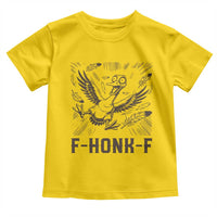F Honk F Goose Lover Toddler T Shirt Funny Silly Chaotic Gift - Wonder Print Shop