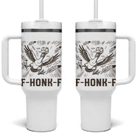 F Honk F Goose Lover Tumbler With Handle Funny Silly Chaotic Gift - Wonder Print Shop