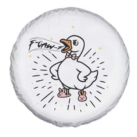 F Caw F Grumpy Goose Spare Tire Cover Funny Attitude Meme Gift - Wonder Print Shop