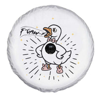 F Caw F Grumpy Goose Spare Tire Cover Funny Attitude Meme Gift - Wonder Print Shop