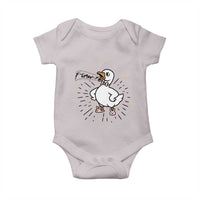 F Caw F Grumpy Goose Baby Onesie Funny Attitude Meme Gift - Wonder Print Shop