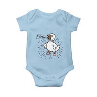 F Caw F Grumpy Goose Baby Onesie Funny Attitude Meme Gift - Wonder Print Shop