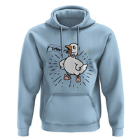 F Caw F Grumpy Goose Hoodie Funny Attitude Meme Gift - Wonder Print Shop