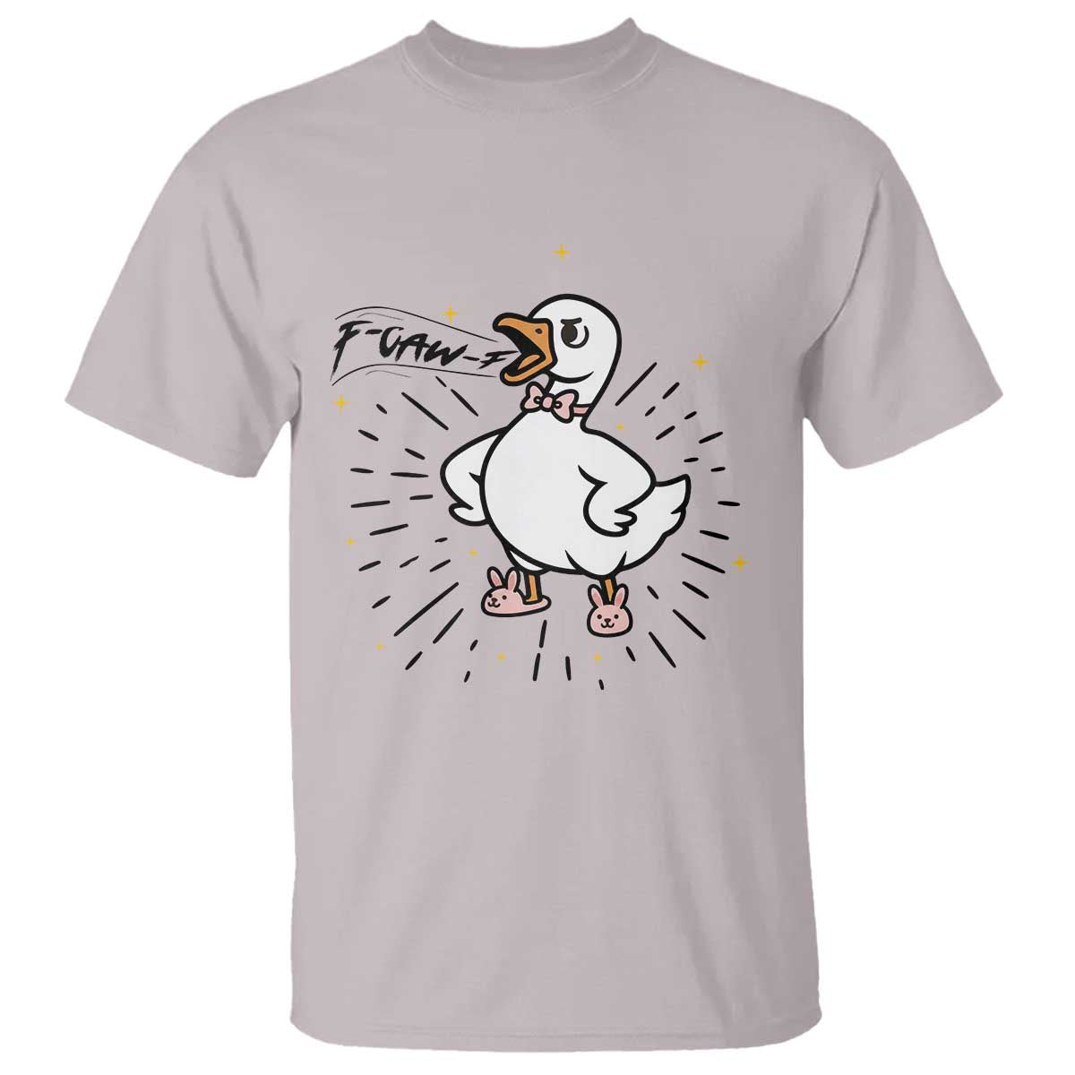 F Caw F Grumpy Goose T Shirt Funny Attitude Meme Gift - Wonder Print Shop