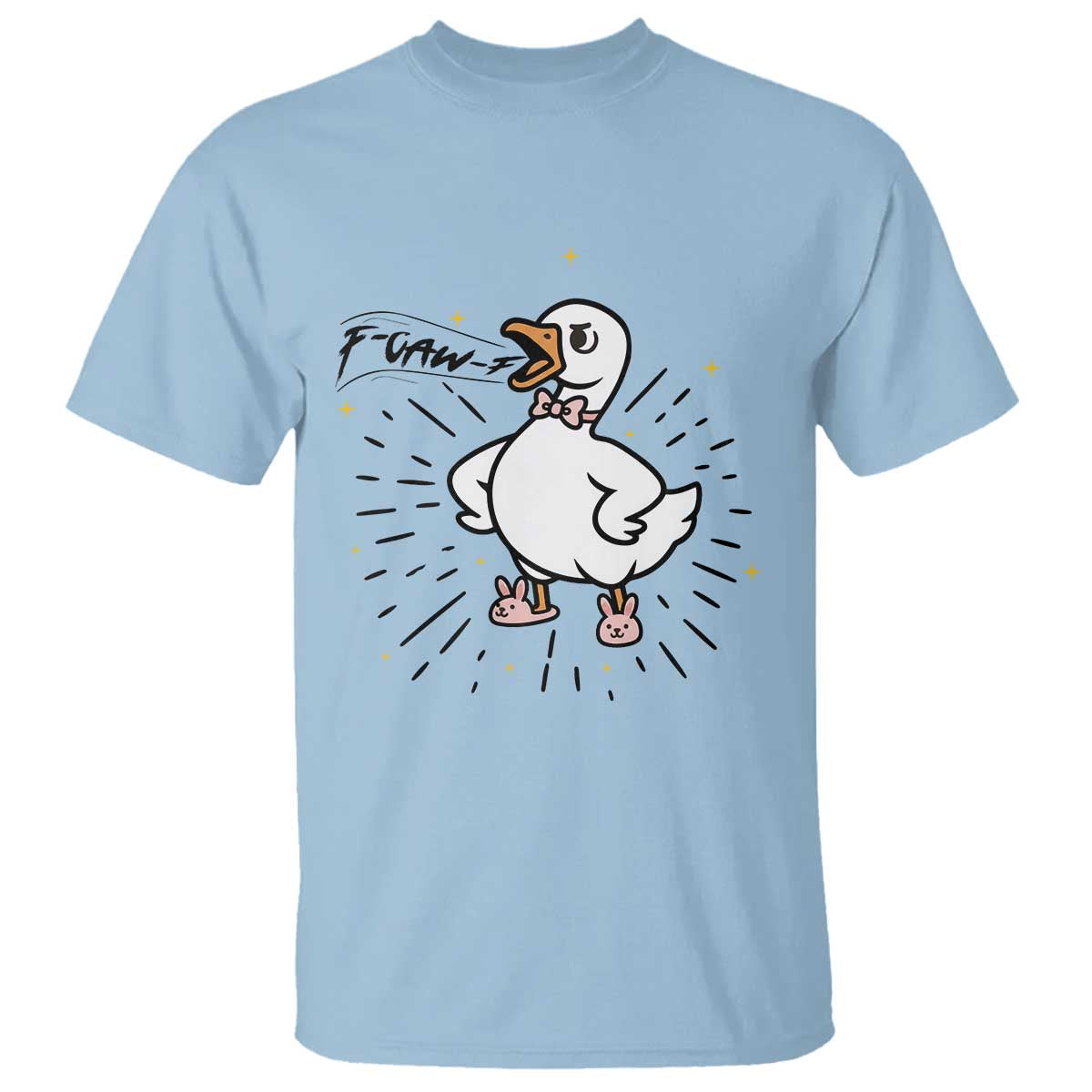 F Caw F Grumpy Goose T Shirt Funny Attitude Meme Gift - Wonder Print Shop