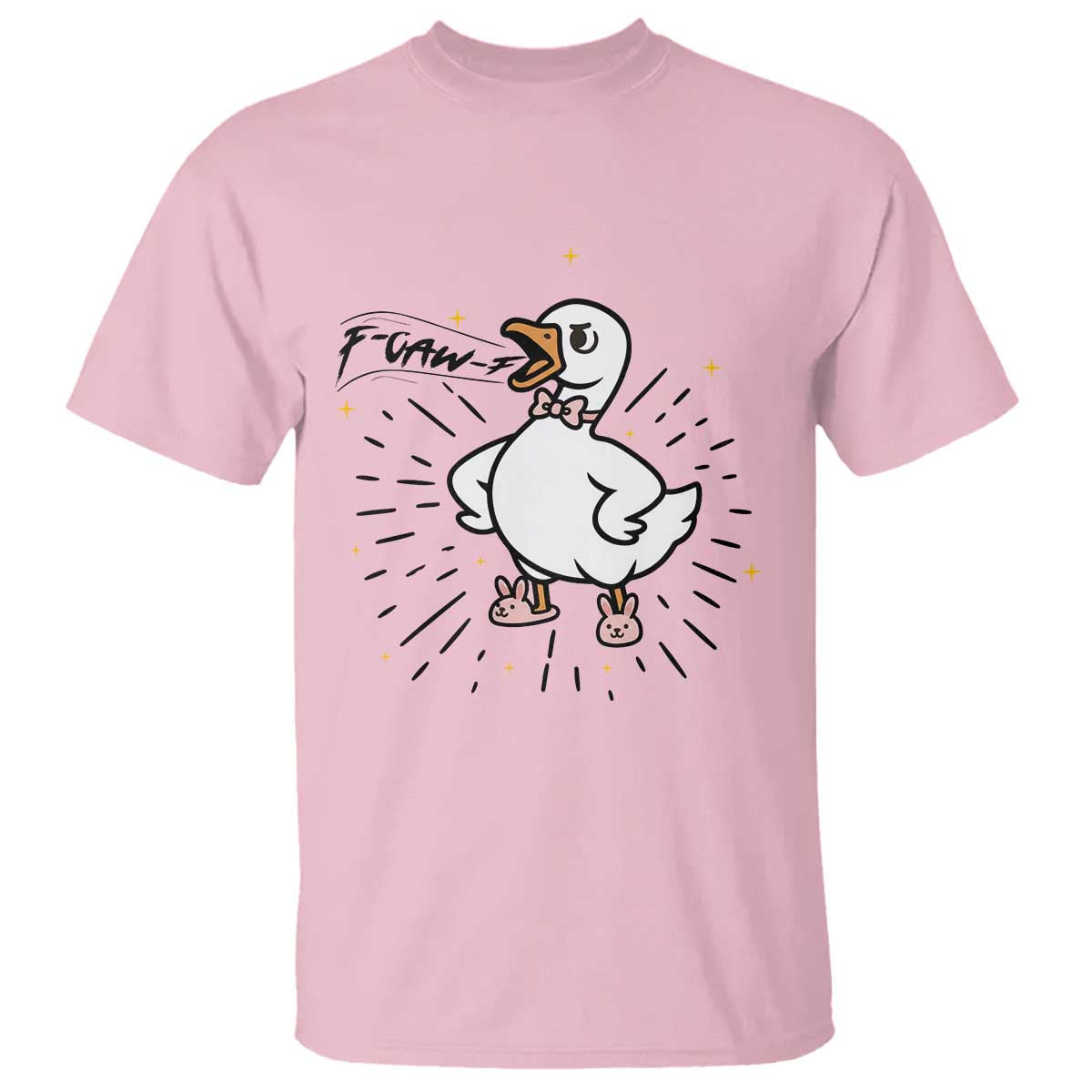 F Caw F Grumpy Goose T Shirt Funny Attitude Meme Gift - Wonder Print Shop