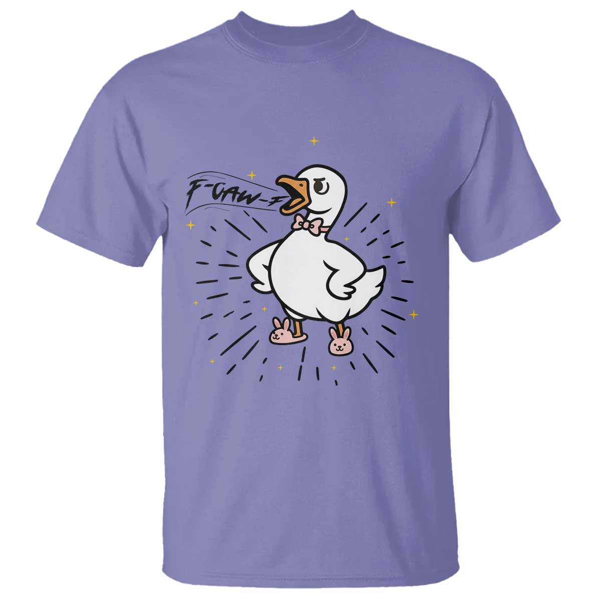 F Caw F Grumpy Goose T Shirt Funny Attitude Meme Gift - Wonder Print Shop