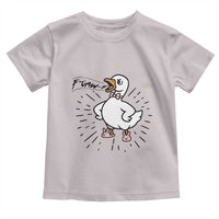 F Caw F Grumpy Goose Toddler T Shirt Funny Attitude Meme Gift - Wonder Print Shop