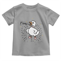 F Caw F Grumpy Goose Toddler T Shirt Funny Attitude Meme Gift - Wonder Print Shop