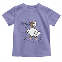 F Caw F Grumpy Goose Toddler T Shirt Funny Attitude Meme Gift - Wonder Print Shop