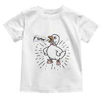 F Caw F Grumpy Goose Toddler T Shirt Funny Attitude Meme Gift - Wonder Print Shop