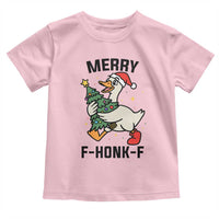 Merry F Caw F Goose Toddler T Shirt Funny Christmas Gift - Wonder Print Shop