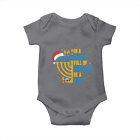 Christmas Hanukkah Interfaith Family Gift Baby Onesie In A World Full Of Darkness Be A Light - Wonder Print Shop