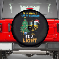 Be A Light Christmas Hanukkah Spare Tire Cover Interfaith Family Gift - Wonder Print Shop