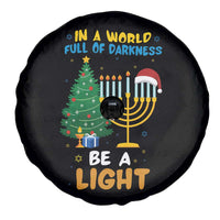 Be A Light Christmas Hanukkah Spare Tire Cover Interfaith Family Gift - Wonder Print Shop