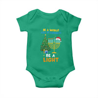 Be A Light Christmas Hanukkah Baby Onesie Interfaith Family Gift - Wonder Print Shop