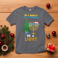 Be A Light Christmas Hanukkah T Shirt Interfaith Family Gift - Wonder Print Shop