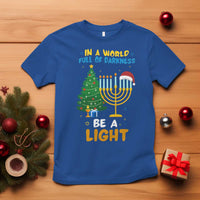 Be A Light Christmas Hanukkah T Shirt Interfaith Family Gift - Wonder Print Shop