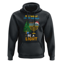 Be A Light Christmas Hanukkah Hoodie Interfaith Family Gift - Wonder Print Shop