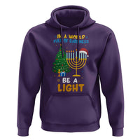 Be A Light Christmas Hanukkah Hoodie Interfaith Family Gift - Wonder Print Shop