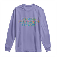 In A World Full Of Darkness Be A Light Long Sleeve Shirt Christmas Quote Gift - Wonder Print Shop