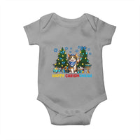 Happy Chrismukkah Baby Onesie Funny Christmas Hanukkah Cat Lover Gift - Wonder Print Shop