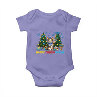 Happy Chrismukkah Baby Onesie Funny Christmas Hanukkah Cat Lover Gift - Wonder Print Shop