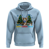 Happy Chrismukkah Hoodie Funny Christmas Hanukkah Cat Lover Gift - Wonder Print Shop