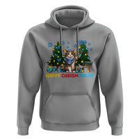 Happy Chrismukkah Hoodie Funny Christmas Hanukkah Cat Lover Gift - Wonder Print Shop