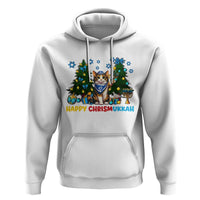 Happy Chrismukkah Hoodie Funny Christmas Hanukkah Cat Lover Gift - Wonder Print Shop