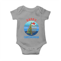 Happy Chrismukkah Baby Onesie Menorah Candle Christmas Tree Holiday Jewish Gift - Wonder Print Shop