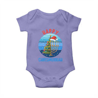 Happy Chrismukkah Baby Onesie Menorah Candle Christmas Tree Holiday Jewish Gift - Wonder Print Shop