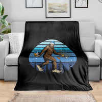 Funny Christmas Hanukkah Bigfoot Lover Throw Blanket Jewish Holiday Gift - Wonder Print Shop