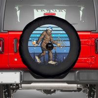 Funny Christmas Hanukkah Bigfoot Lover Spare Tire Cover Jewish Holiday Gift - Wonder Print Shop