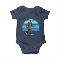 Funny Christmas Hanukkah Bigfoot Lover Baby Onesie Jewish Holiday Gift - Wonder Print Shop