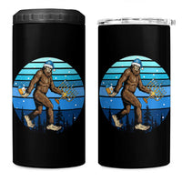 Funny Christmas Hanukkah Bigfoot Lover 4 in 1 Can Cooler Tumbler Jewish Holiday Gift - Wonder Print Shop
