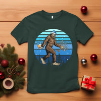Funny Christmas Hanukkah Bigfoot Lover T Shirt Jewish Holiday Gift - Wonder Print Shop