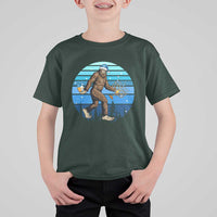 Funny Christmas Hanukkah Bigfoot Lover T Shirt For Kid Jewish Holiday Gift - Wonder Print Shop