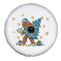 Funny Hanukkah Bigfoot Lover Jewish Holiday Gift Spare Tire Cover - Wonder Print Shop