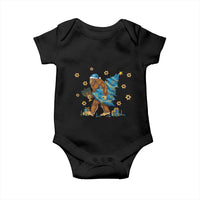 Funny Hanukkah Bigfoot Lover Jewish Holiday Gift Baby Onesie - Wonder Print Shop