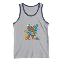 Funny Hanukkah Bigfoot Lover Jewish Holiday Gift Tank Top - Wonder Print Shop
