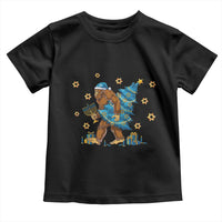 Funny Hanukkah Bigfoot Lover Jewish Holiday Gift Toddler T Shirt - Wonder Print Shop