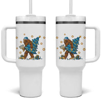 Funny Hanukkah Bigfoot Lover Jewish Holiday Gift Tumbler With Handle - Wonder Print Shop