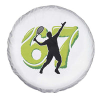 Funny Gen Z Alpha Gift Spare Tire Cover Six Seven Meme Tennis Lover - Wonder Print Shop