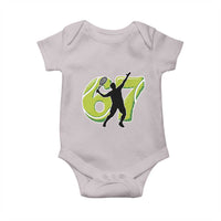 Funny Gen Z Alpha Gift Baby Onesie Six Seven Meme Tennis Lover - Wonder Print Shop