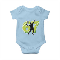 Funny Gen Z Alpha Gift Baby Onesie Six Seven Meme Tennis Lover - Wonder Print Shop